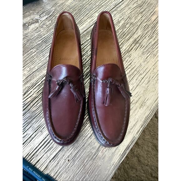 Allen Edmonds Kittery Oxblood Tassel Loafers sz   9.5 EUC main image 4